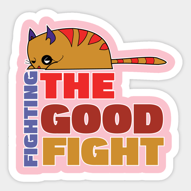 Fighting the Good Fight Sticker by DreamsofDubai